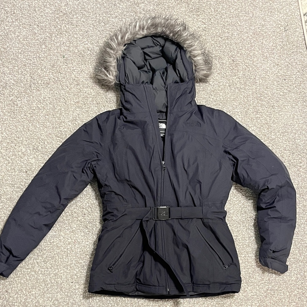 The North Face Women's Black Ski Jacket with Fur Hood